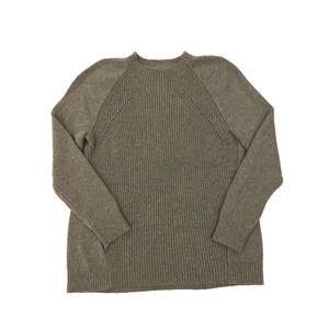 LOFT Gray Pullover Knit Sweater Women's Size Medium